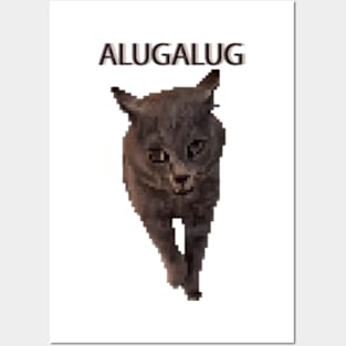 Alugalug Meme Cat 8bit Pixel Art Posters and Art